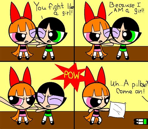 blossom and buttercup fighting